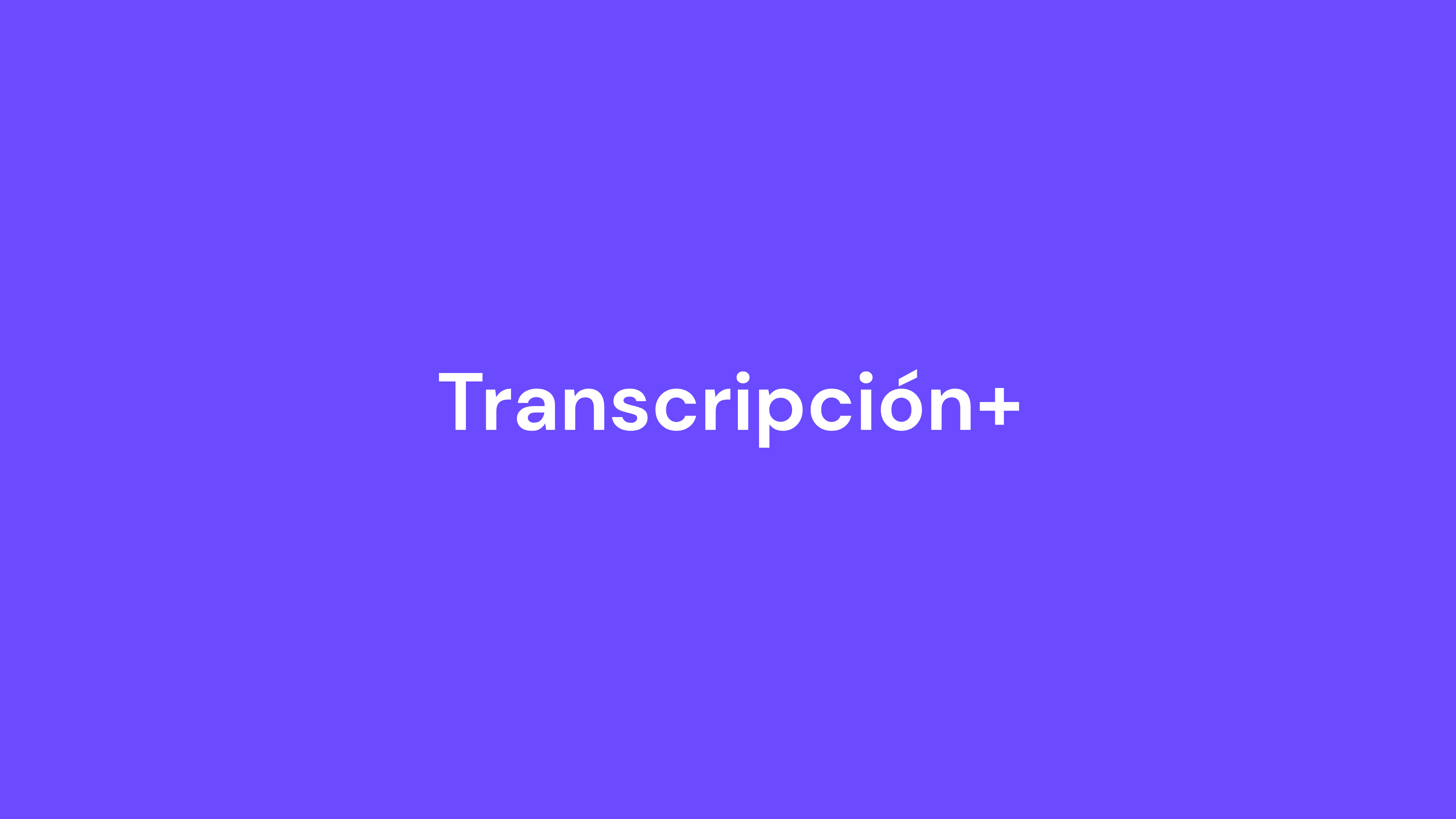 Captura Transcripción+