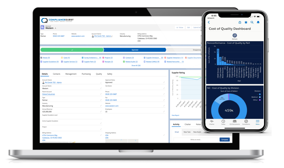 Captura ComplianceQuest