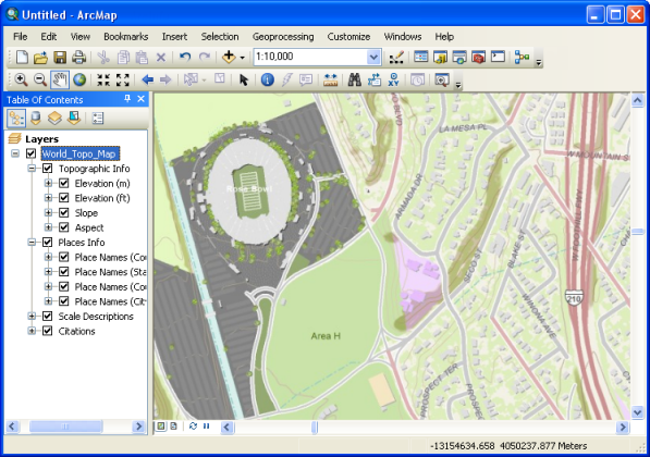 Captura Esri ArcGIS