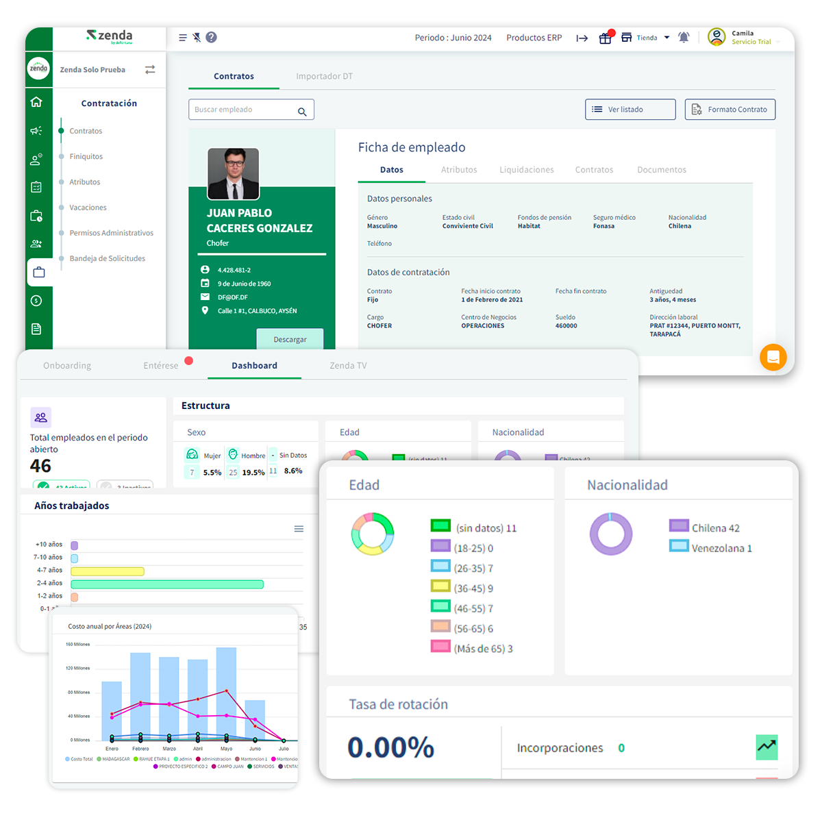 Captura Defontana RRHH Colombia