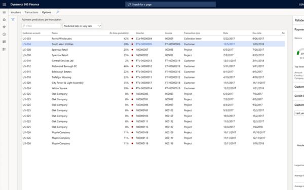 Captura Microsoft Dynamics 365 ERP
