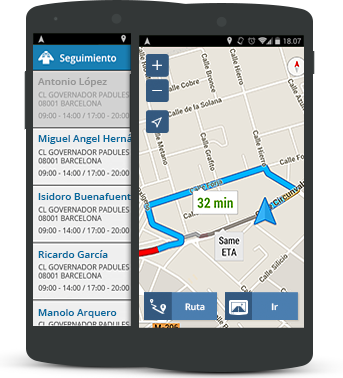 Captura Routing Reparto