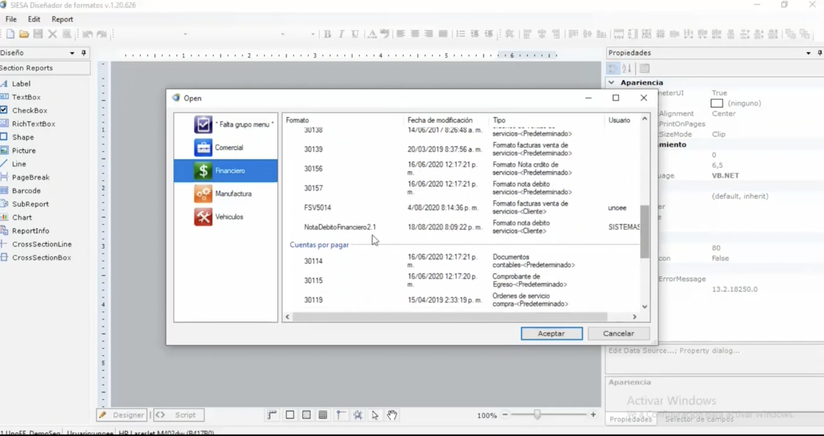 Captura Siesa Facturacion