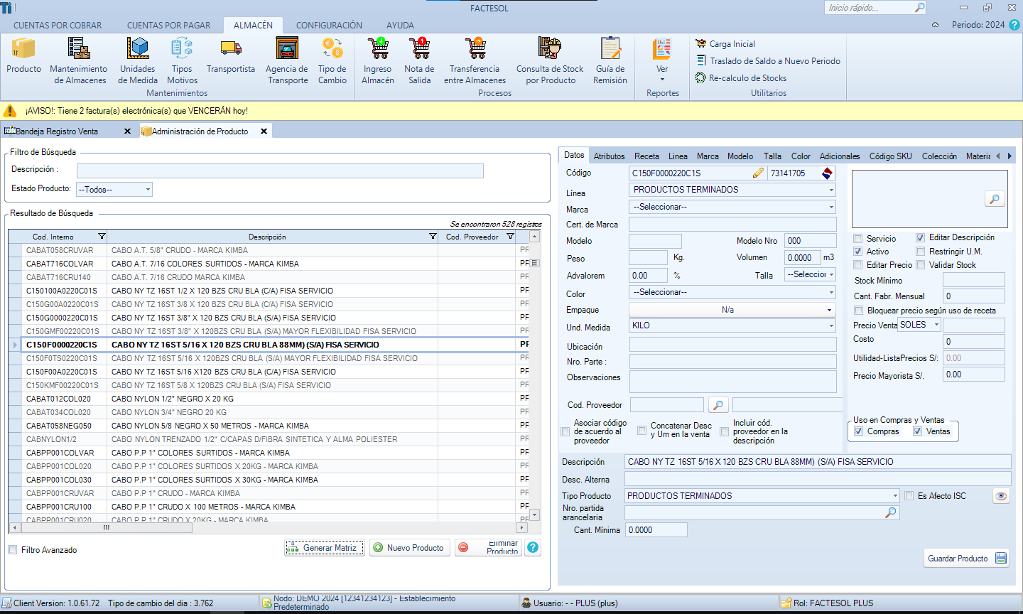 Captura Factesol - Facturación Electrónica