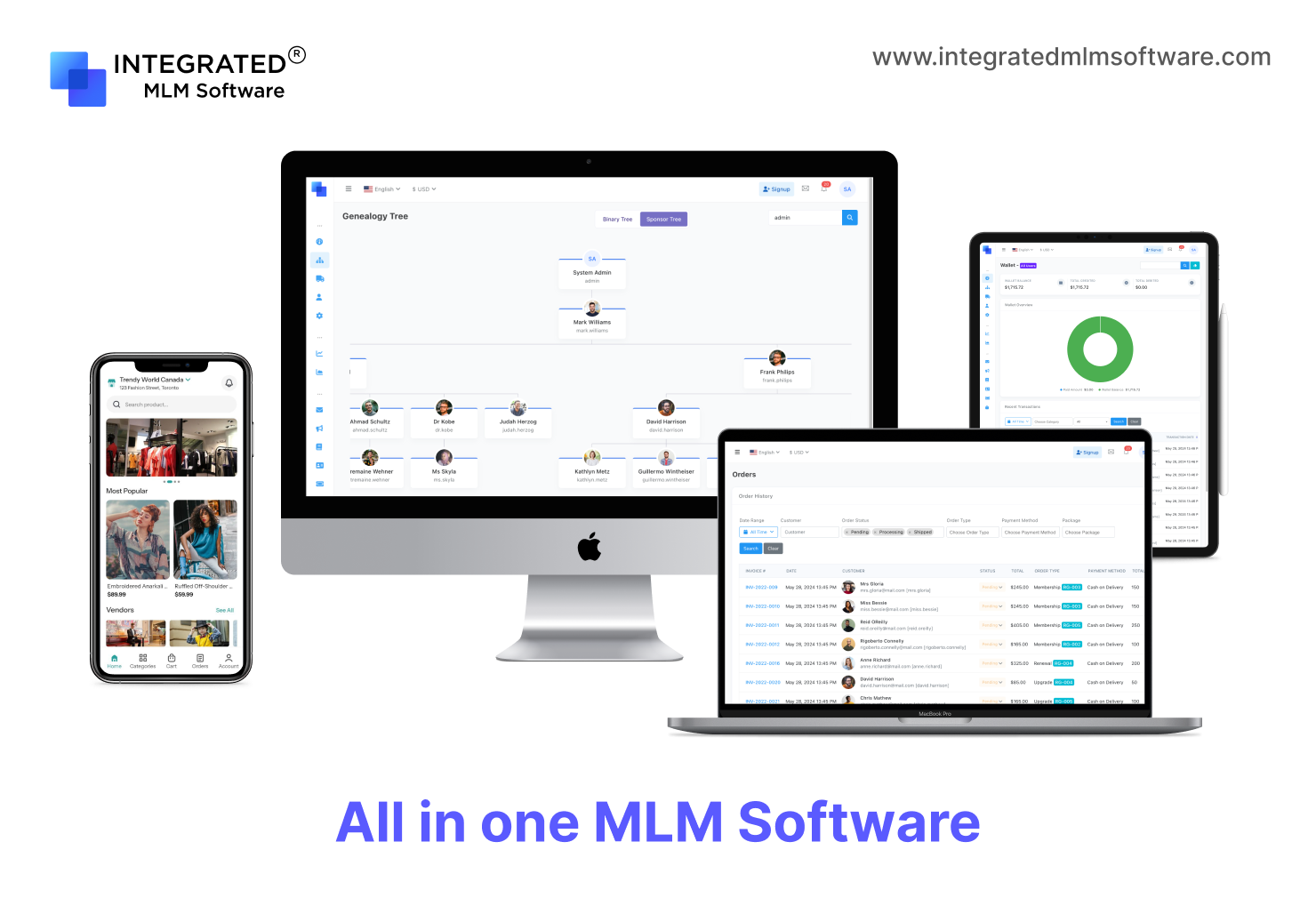 Captura Integrated MLM Software