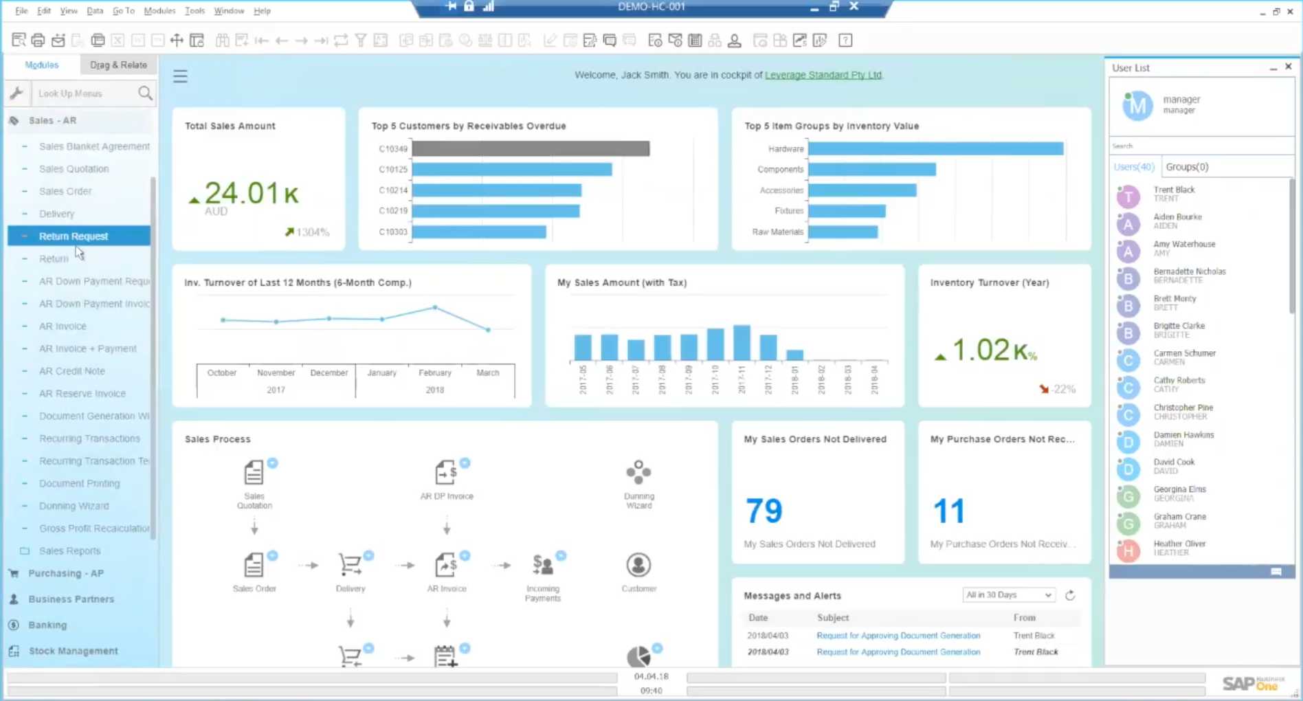 Captura SAP Business One