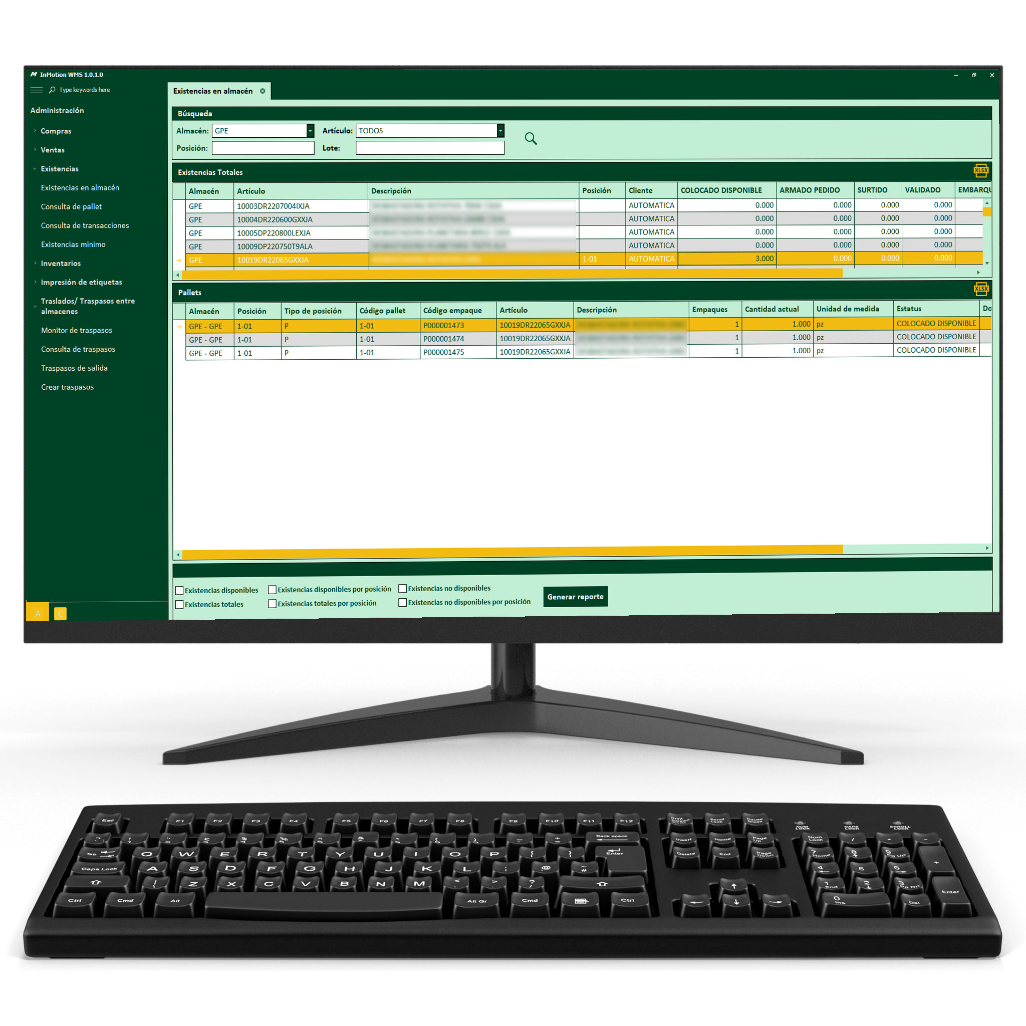 Captura InMotion WMS