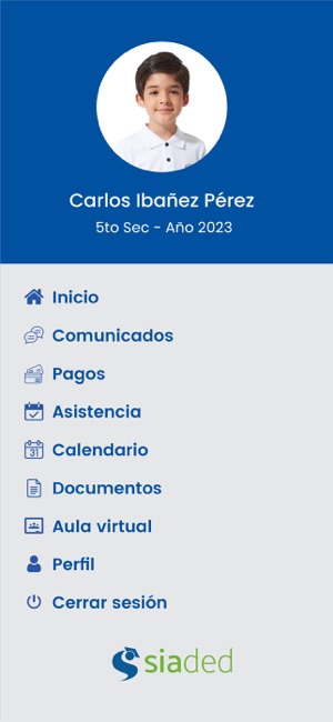 Captura SIADED Software Escolar