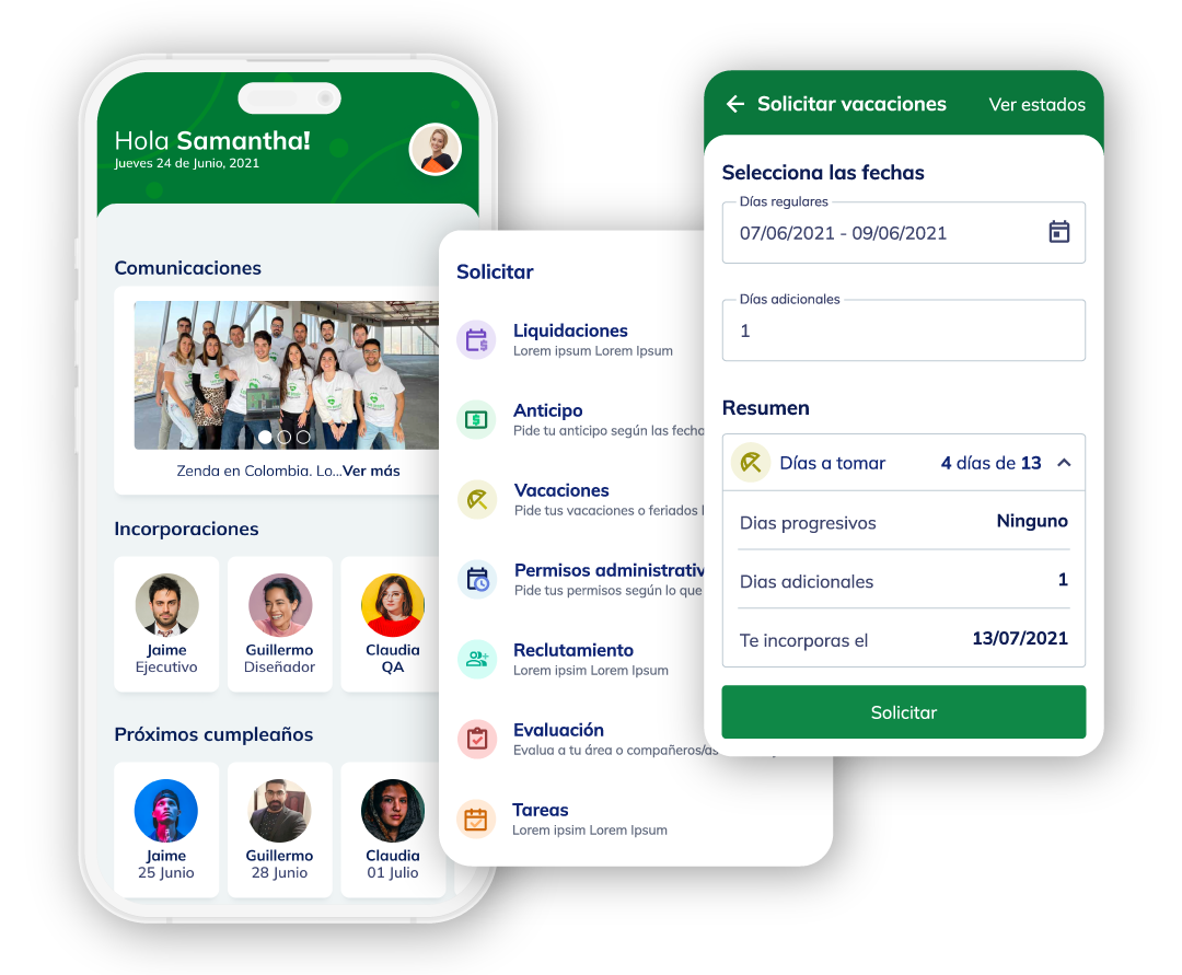 Captura Defontana RRHH Perú