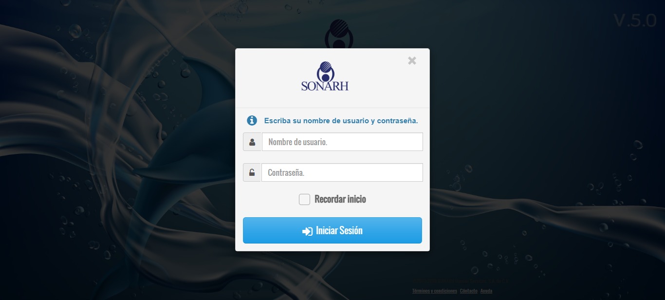 Captura SONARH®