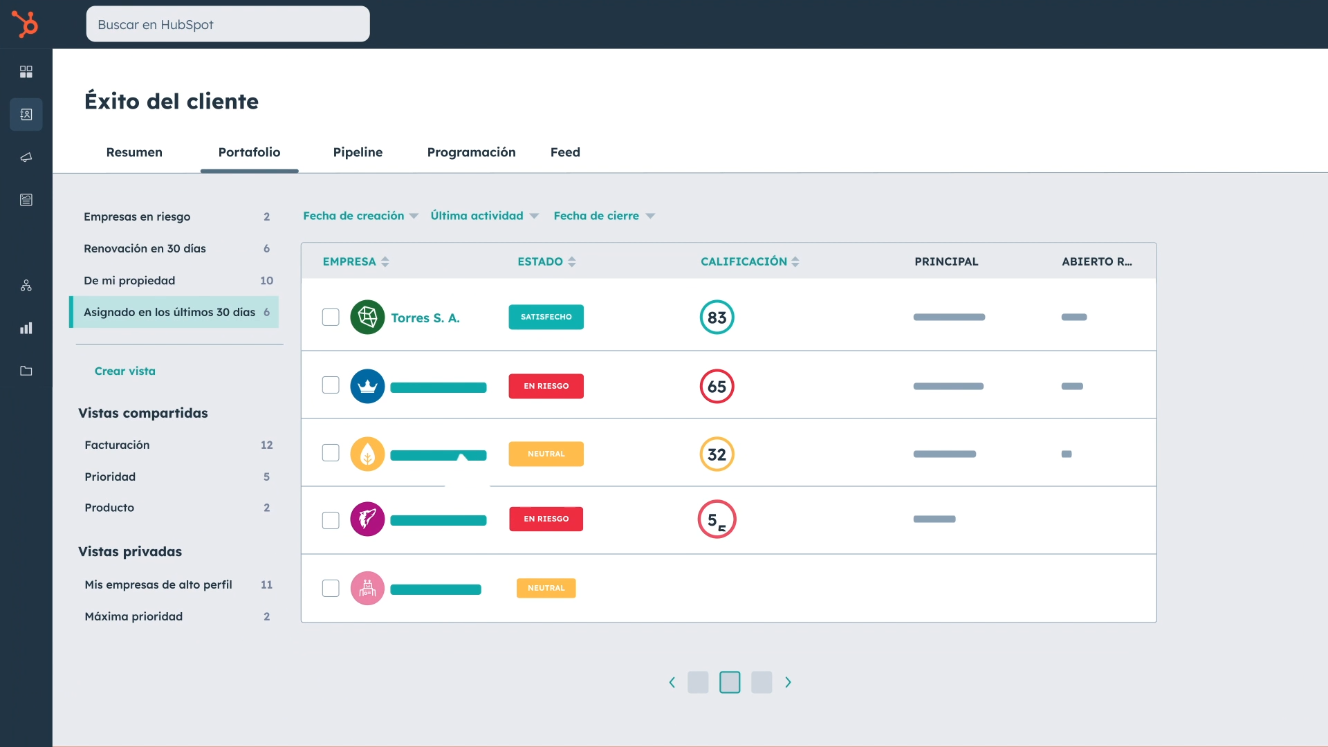Captura HubSpot Service Hub