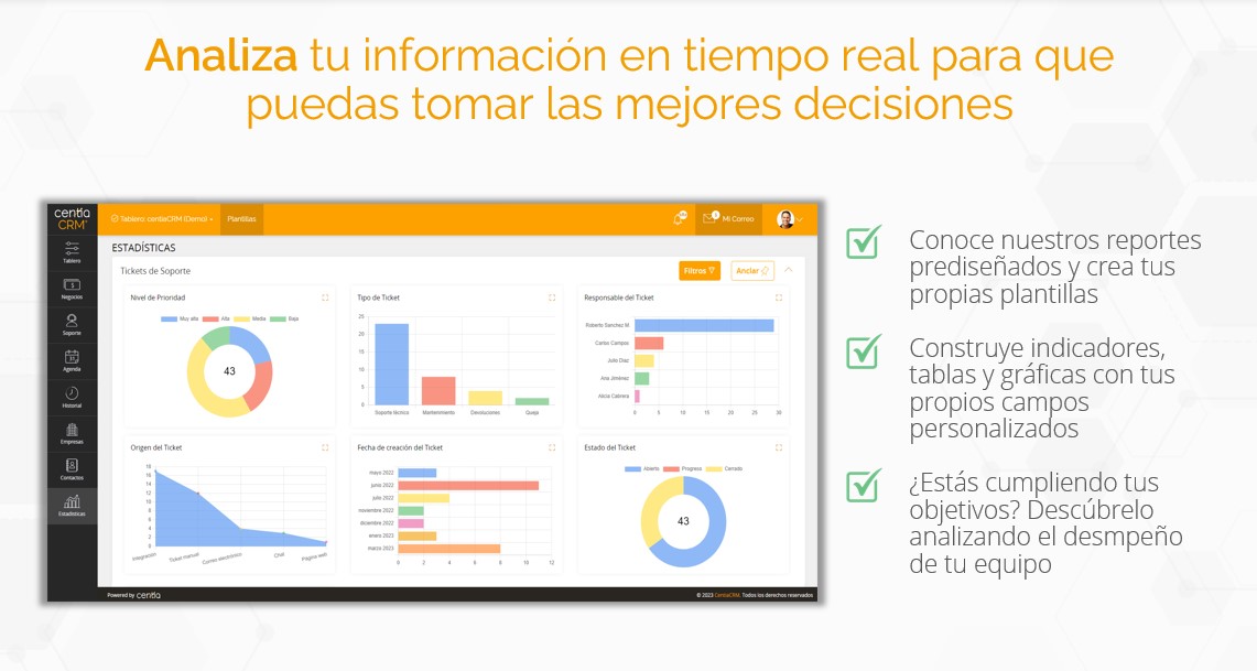 Captura centiaCRM