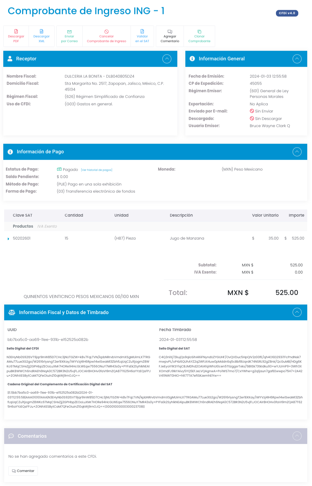 Captura Enlace fiscal