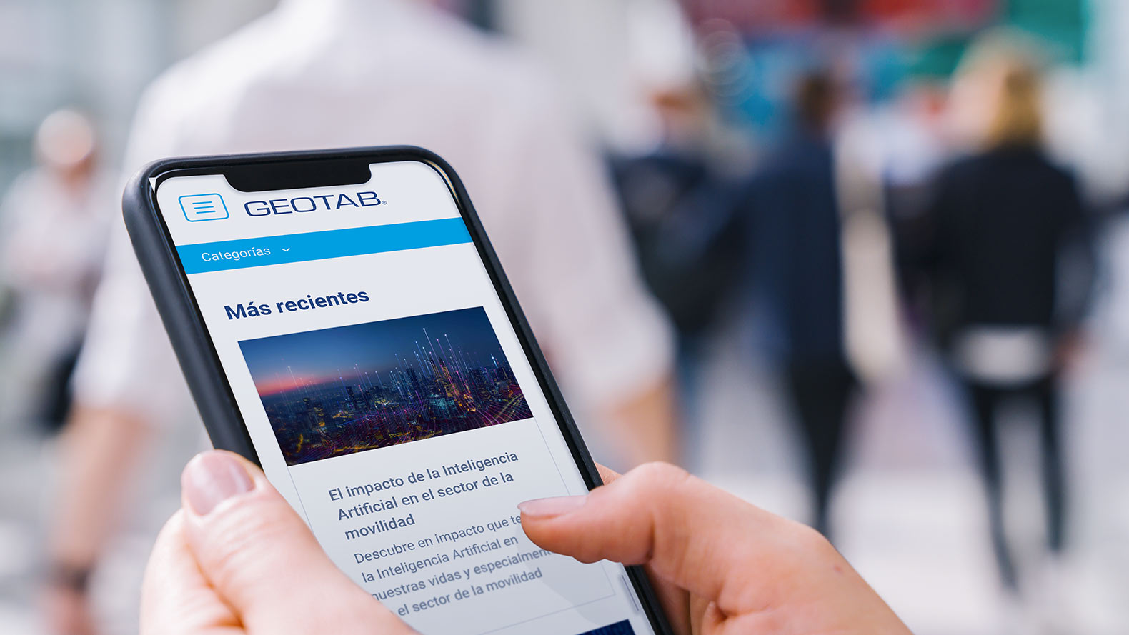 Captura GEOTAB Gestión de Flotas
