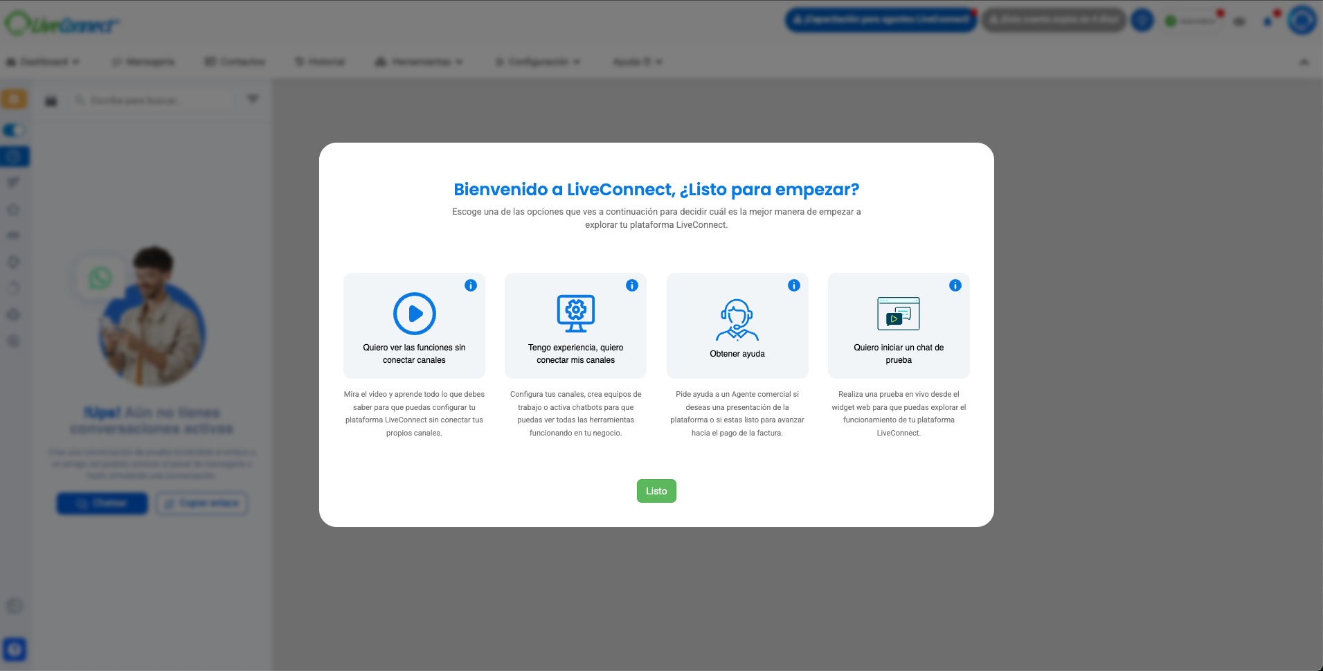 Captura LiveConnect Chat
