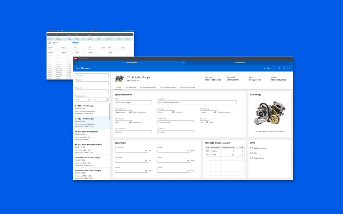 Captura Infor ERP