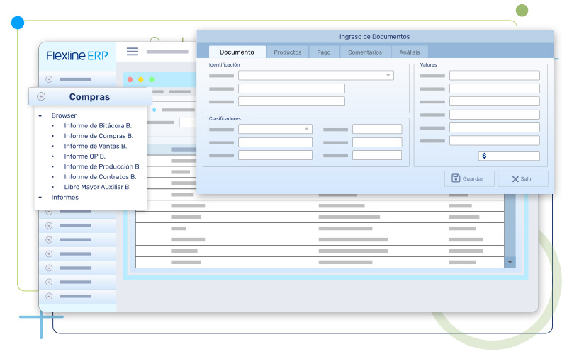 Captura Flexline ERP