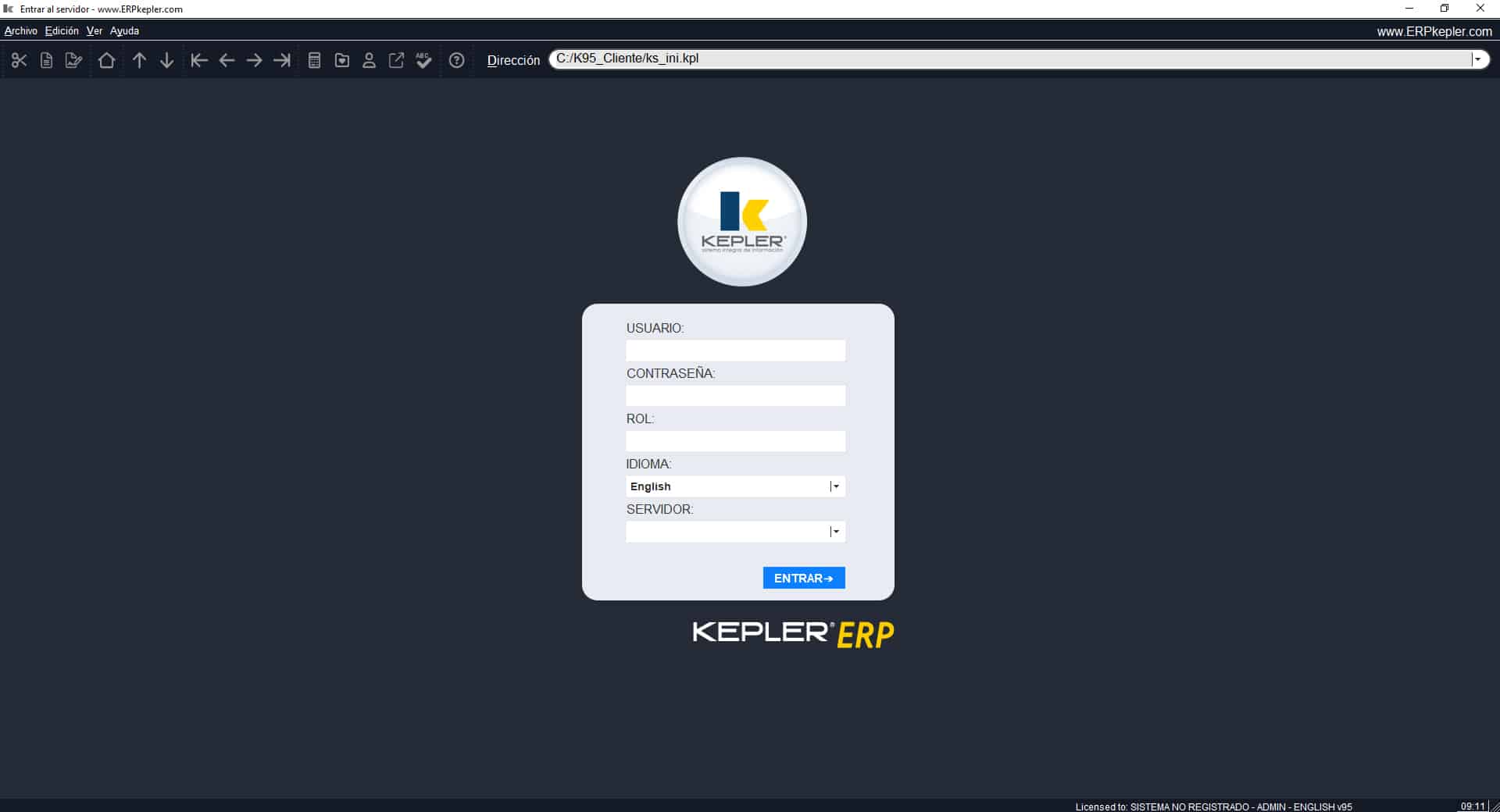 Captura KEPLER ERP