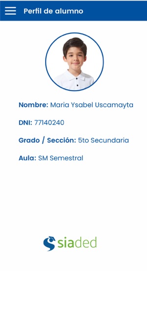 Captura SIADED Software Escolar