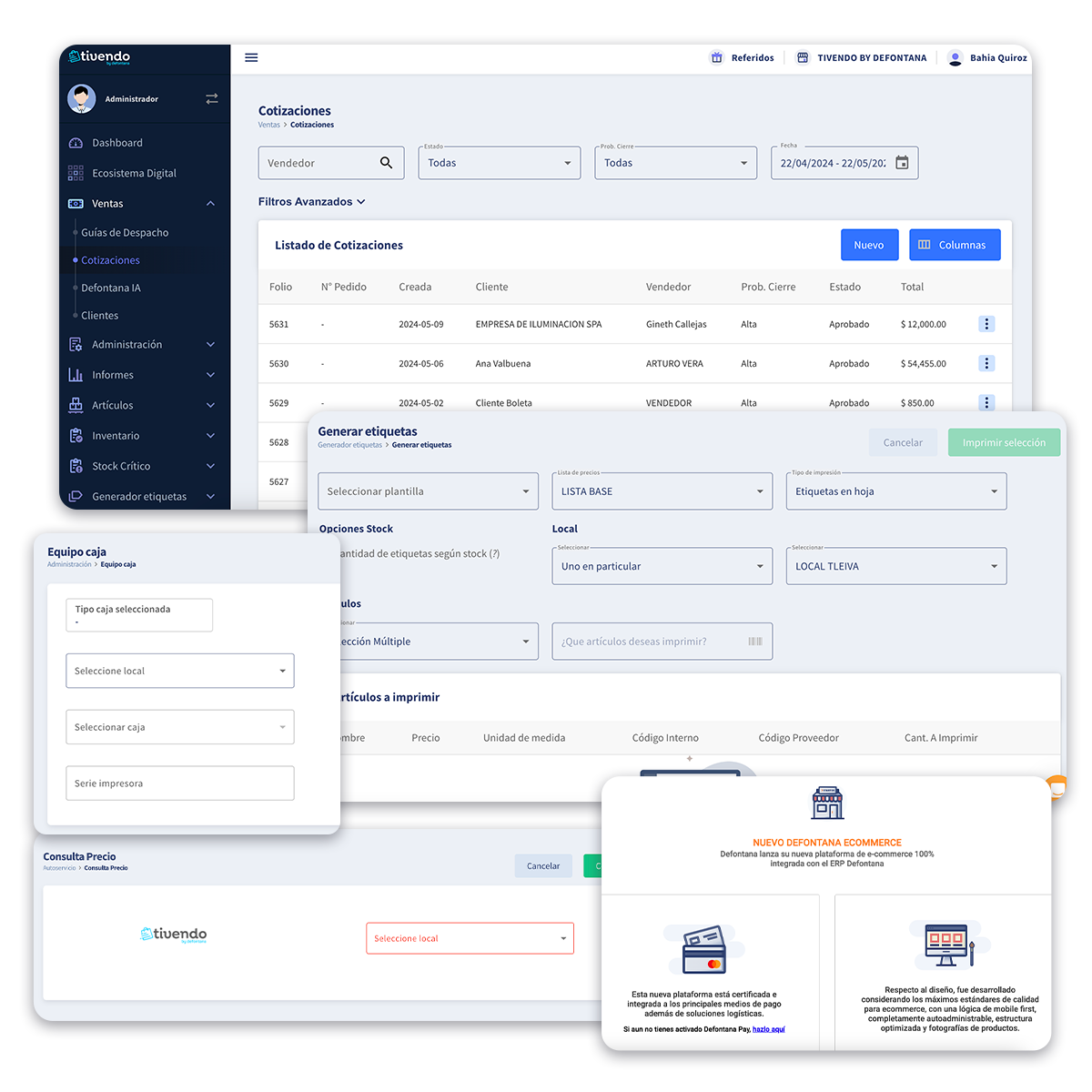 Captura Defontana POS Colombia