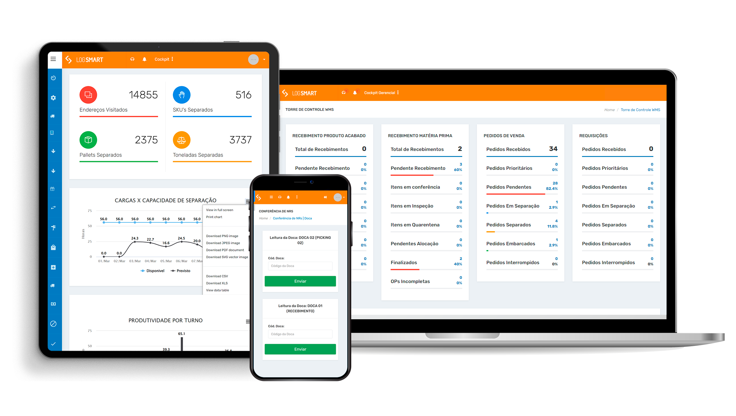Captura WMS Log Smart