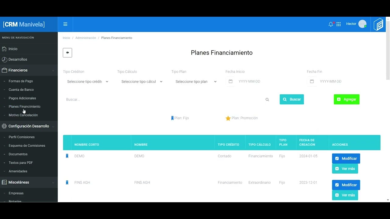 Captura Manivela CRM