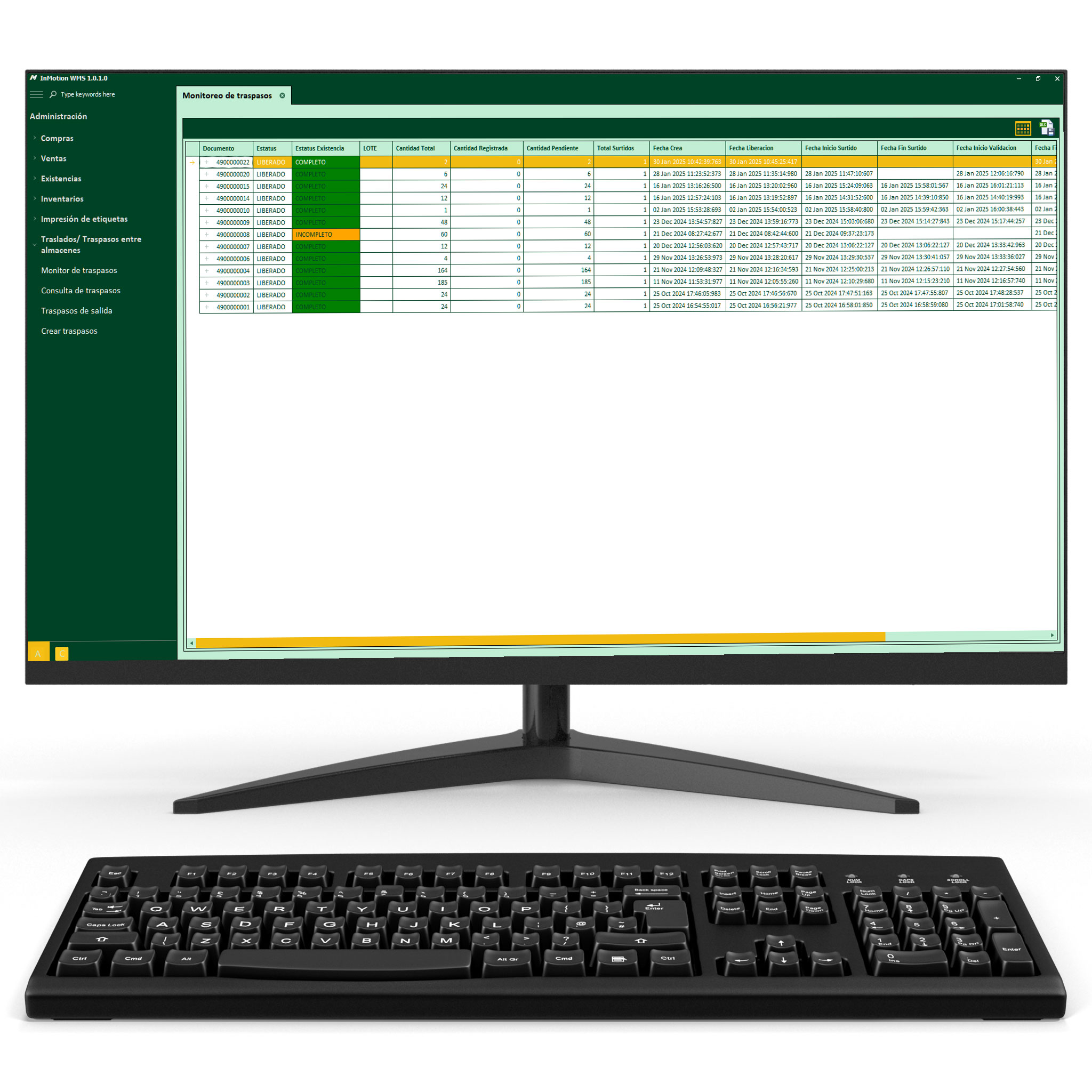 Captura InMotion WMS