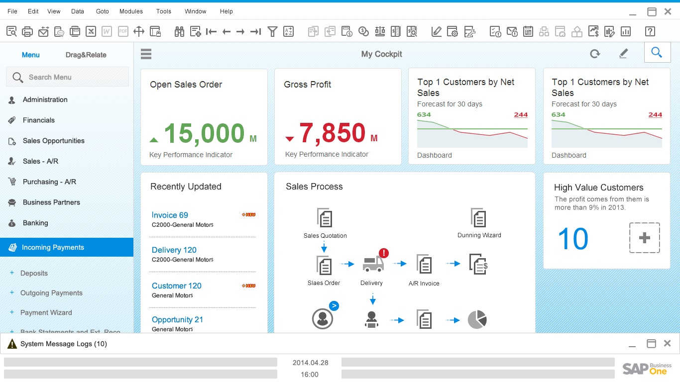 Captura SAP Business One