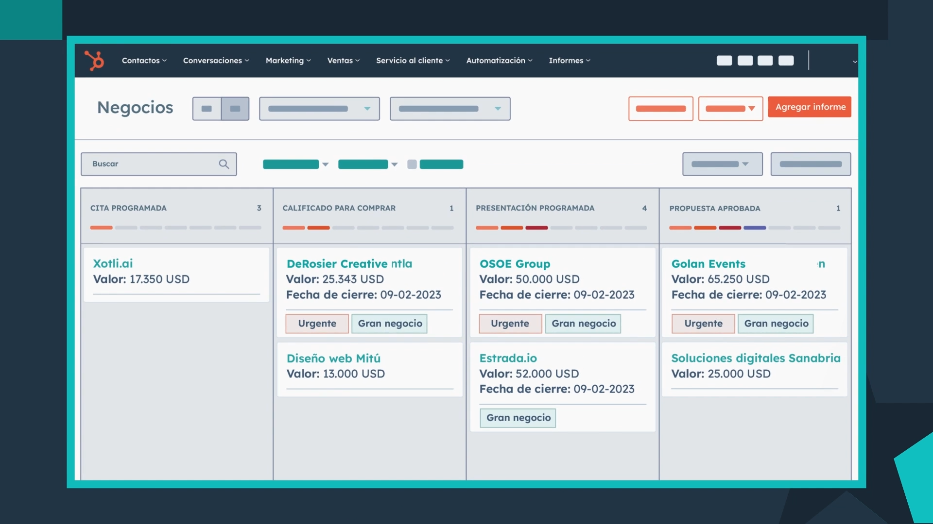 Captura HubSpot CRM