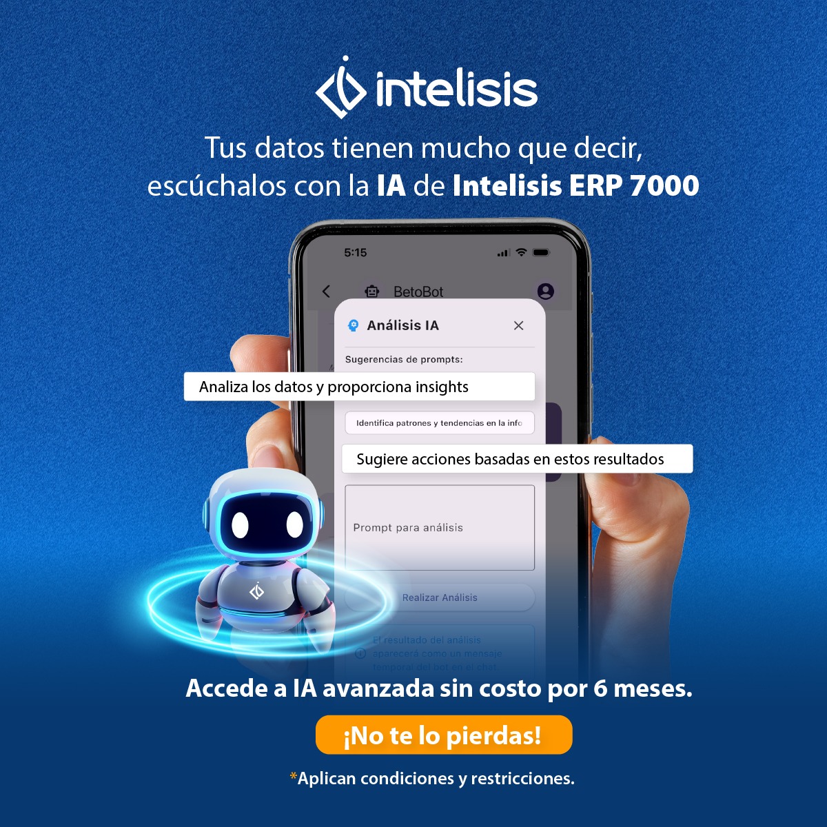 Captura Intelisis ERP 7000