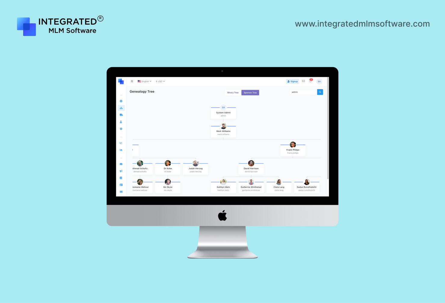 Captura Integrated MLM Software