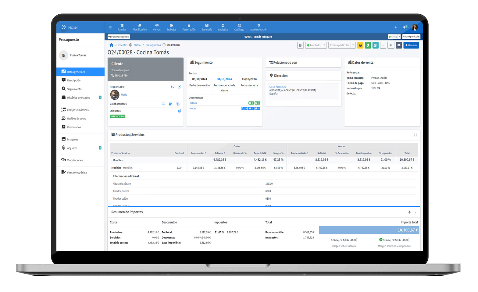 Captura Fixner - Software SAT (Field Service Management)