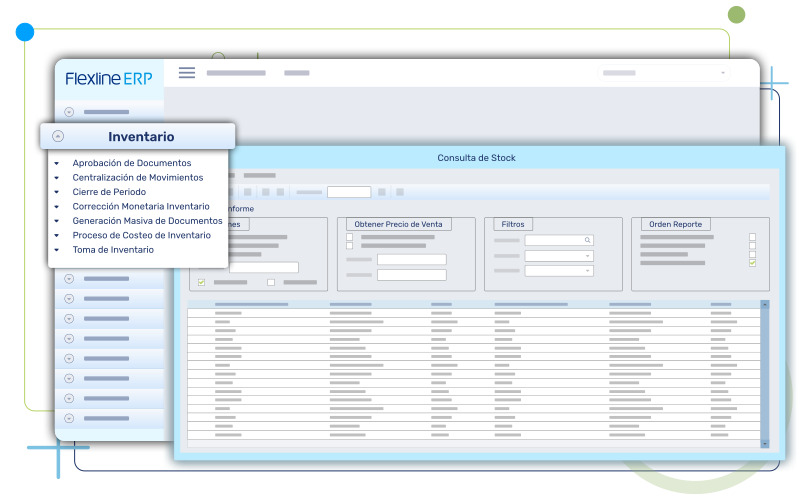 Captura Flexline ERP