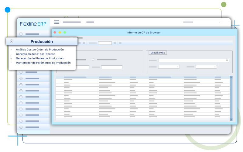Captura Flexline ERP