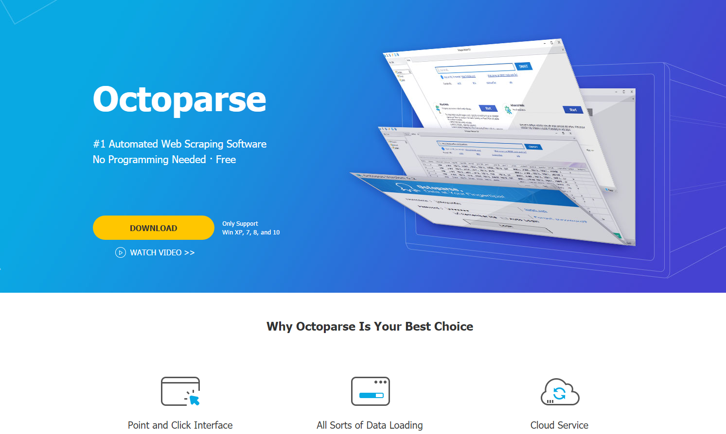 Octoparse logotipo