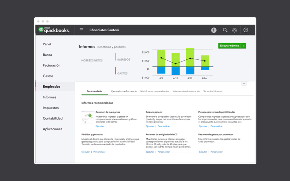Captura TradeGecko ahora QuickBooks