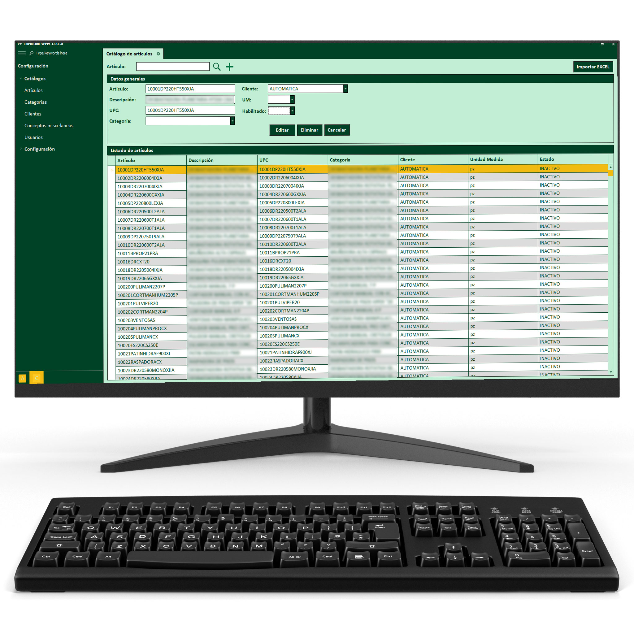 Captura InMotion WMS