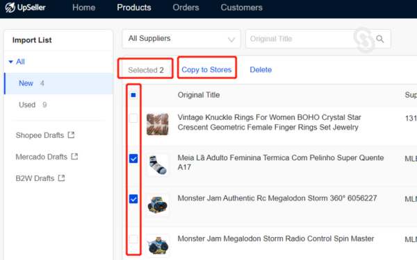 Captura UpSeller ERP