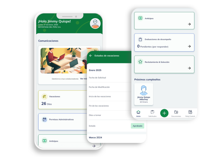 Captura Defontana RRHH Colombia