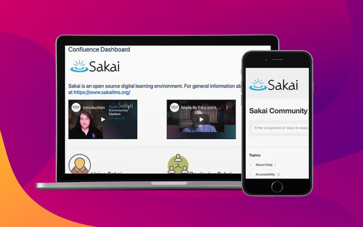 Captura Sakai Software LMS
