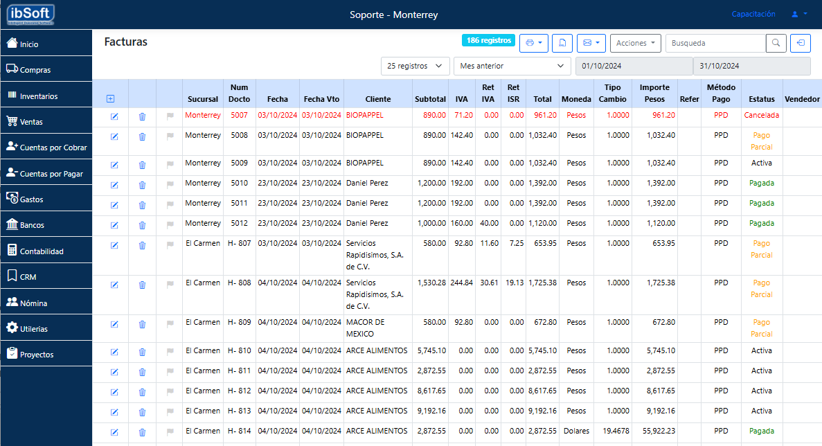 Captura ibSoft PyME
