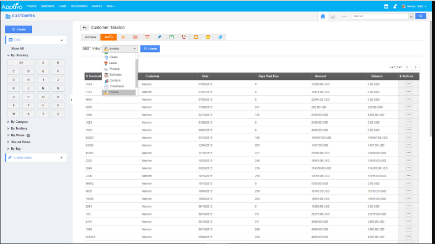 Captura Apptivo Help Desk