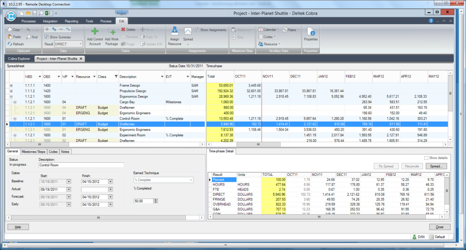 Captura Deltek Gestión de Proyectos