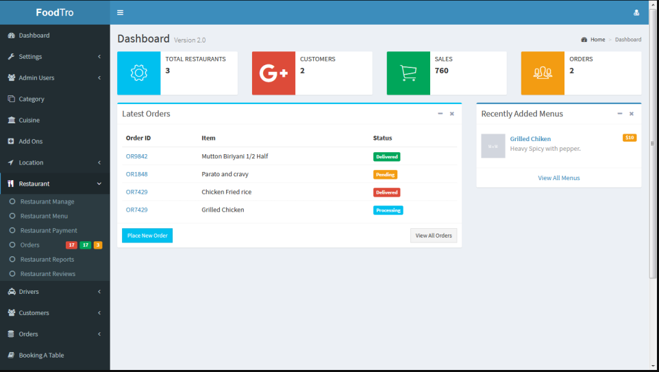 Captura FoodTro Restaurantes