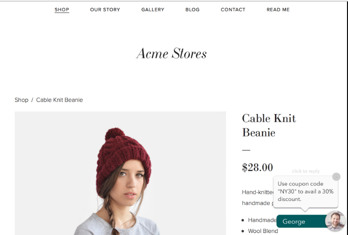 Captura HappyFox Chat