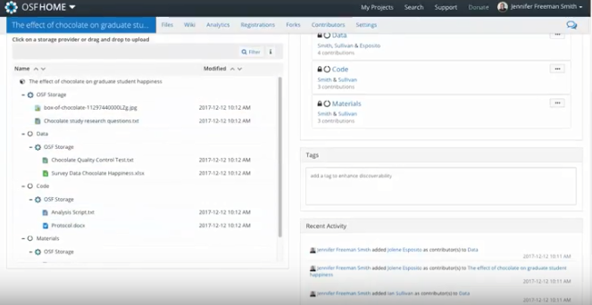 Captura Open Science Framework