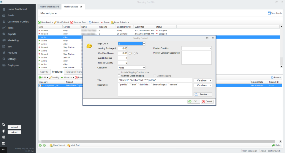 Captura Shopping Cart Elite