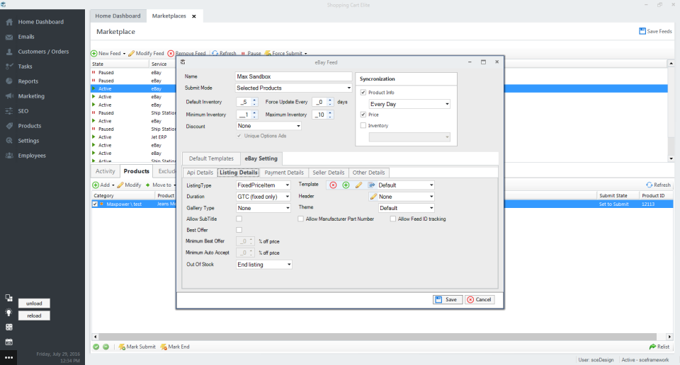 Captura Shopping Cart Elite