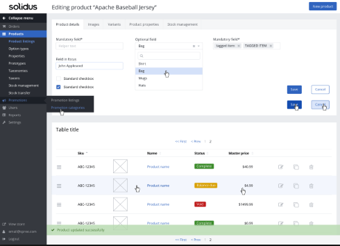 Captura Solidus eCommerce
