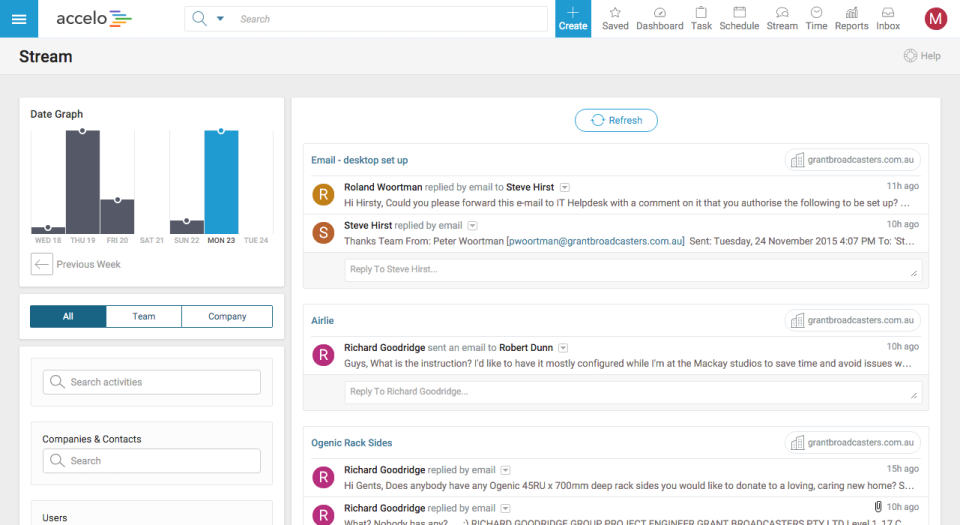 Captura Accelo Software